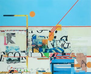 Sam Middleton - Zeefdruk, Overtones - Ingelijst kopen? Bied vanaf 80!