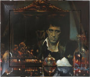 Peter Donkersloot - Acryl op doek, Scarface - Ingelijst (Zeer groot) kopen? Bied vanaf 600!