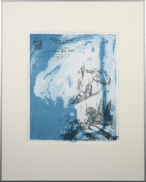 Rien Bakker - Ets, Zonder titel - Ingelijst kopen? Bied vanaf 1!