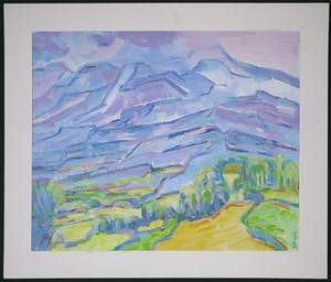 Joe Wols - Acryl op papier, Pyrénées Catalan kopen? Bied vanaf 1!