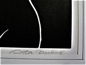 Ota Janecek - Tsjech. alleskunner - Jaren 60 E.A. Linosnede - gestileerd Naakt - potloodgesrd kopen? Bied vanaf 60!