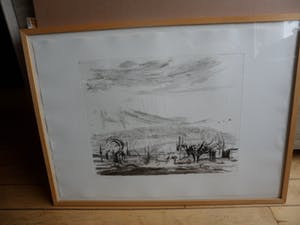 Wilfred Voet - Ets. landschap kopen? Bied vanaf 35!
