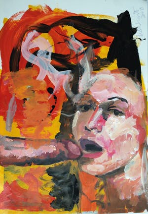 Peter Klashorst - Gemengde techniek - Mooi formaat - Gesigneerd 2016 !!! kopen? Bied vanaf 100!