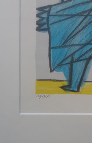 Corneille - Fraai ingelijste zeefdruk " Les Deux Amis " kopen? Bied vanaf 165!