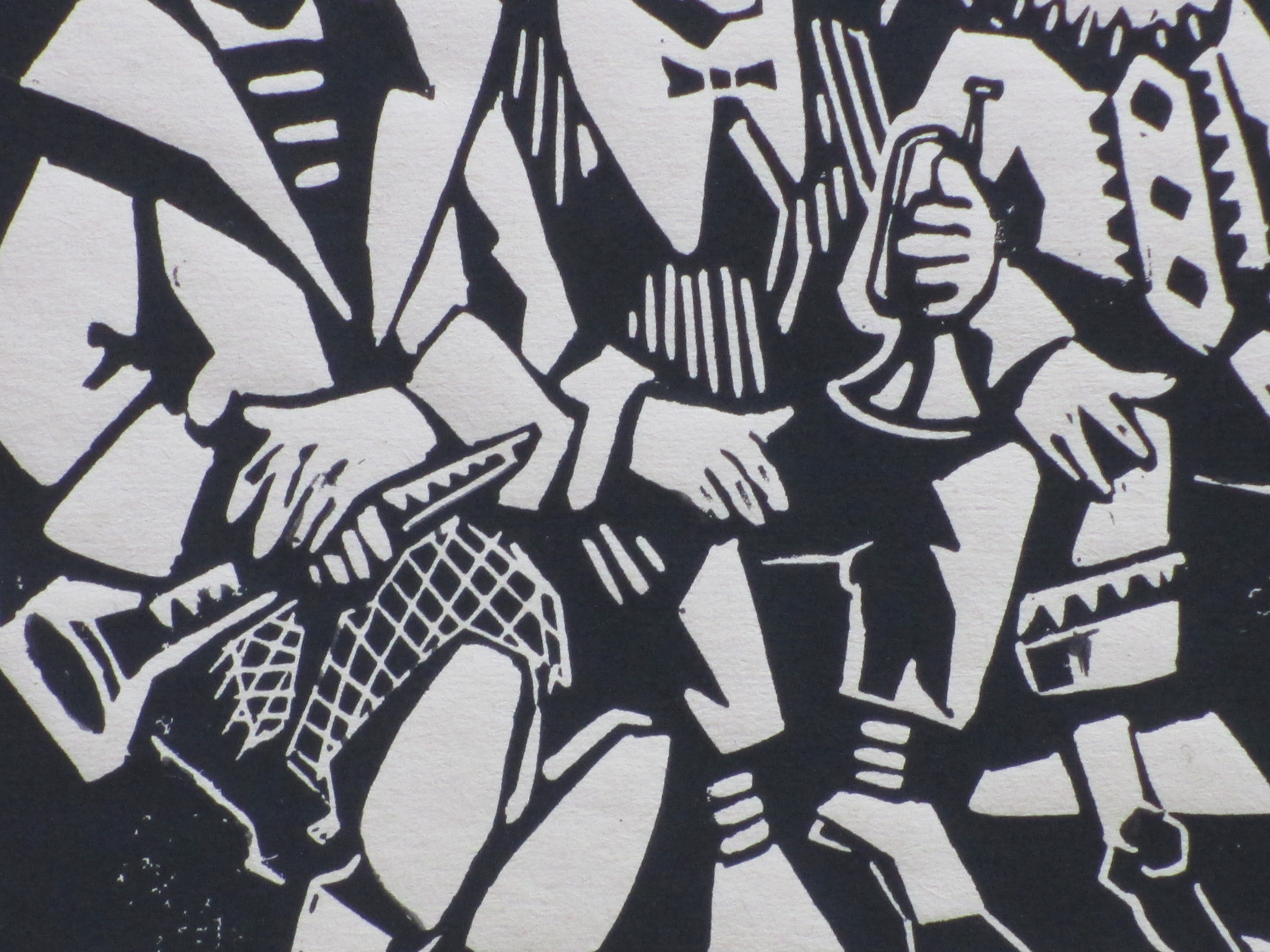 Krijn van Dijke - Op de pisterand - Houtsnede kopen? Bied vanaf 20!