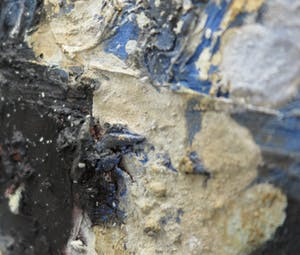 Frans Nicolai - Gemengde techniek op doek, Abstracte compositie - Ingelijst kopen? Bied vanaf 80!