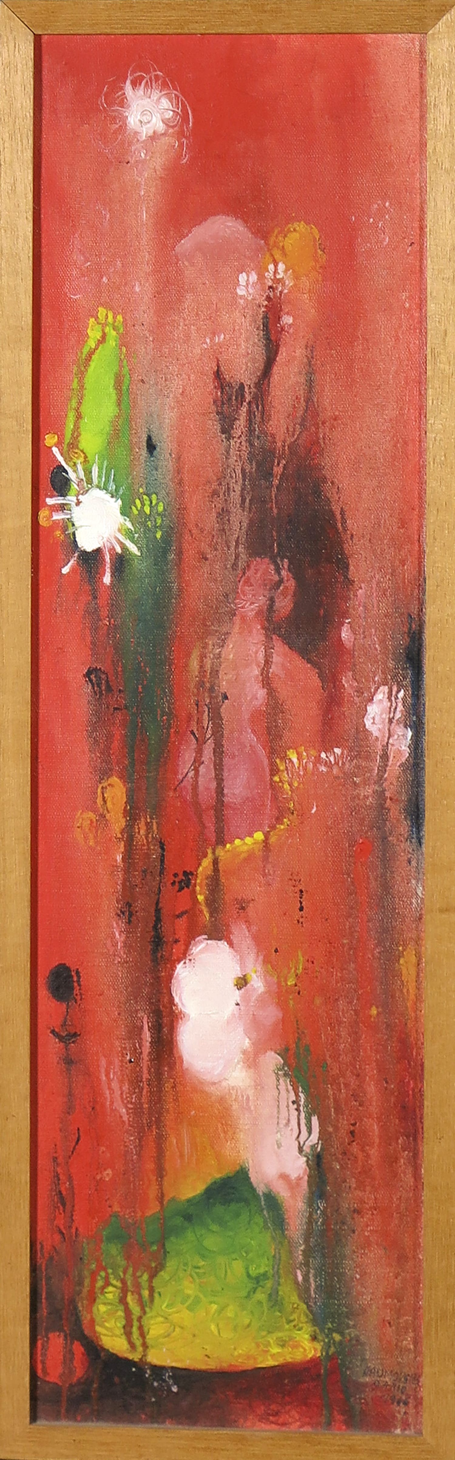 Vangel Naumovski - Olieverf op doek, Zonder titel verkocht voor € 400!