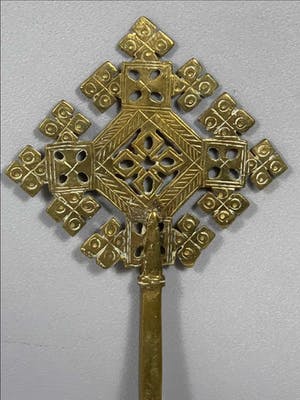 Dogon - 200812 - Ethiopisch priest handcross - Ethiopia kopen? Bied vanaf 25!