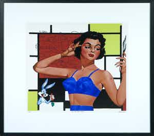 Alfred Degens - Lambdaprint, Art for Arts Sake - Ingelijst verkocht voor € 35!