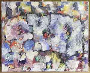 Wim Landsman - Olieverf op doek, Zonder titel (abstracte compositie), 2008 kopen? Bied vanaf 35!