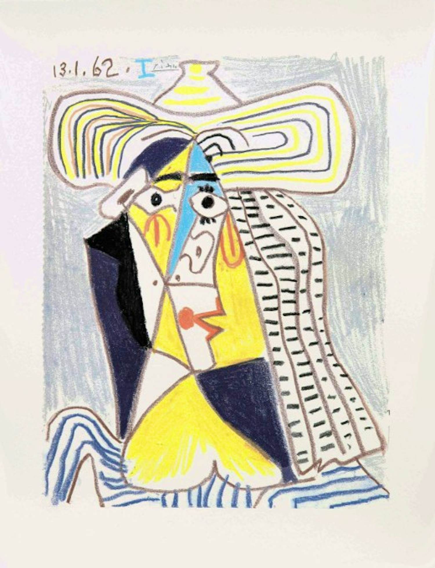 Pablo Picasso - Man met de hoed kopen? Bied vanaf 235!