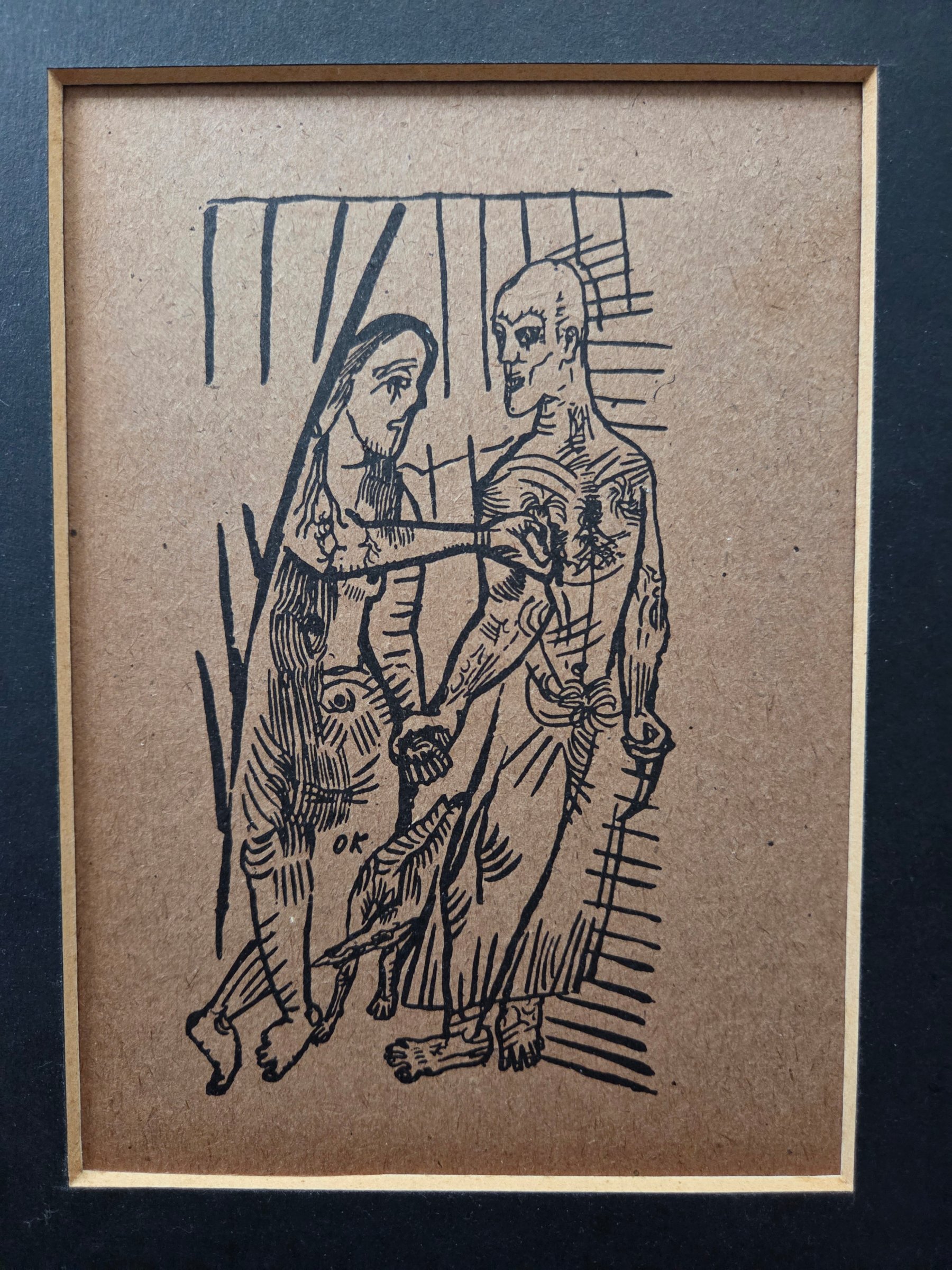 Oskar Kokoschka - Figuren. Man en vrouw. kaufen? Bieten Sie von 59!