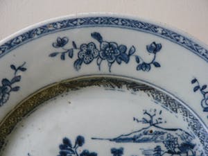 Curiosa - Landschapsbord - 18e eeuw - China kopen? Bied vanaf 1!