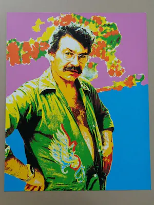 Karel Appel - ZELFPORTRET / KLEURZEEFDRUK / 75x60cm / DRUKPROEF kopen? Bied vanaf 110!