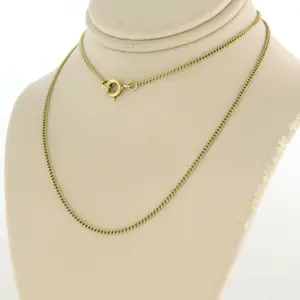 14k geel gouden collier - 45 cm kopen? Bied vanaf 90!