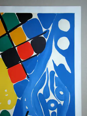 Ernst Wilhelm Nay - Compositie - 1966 - Originele lithografie - Mourlot kopen? Bied vanaf 160!