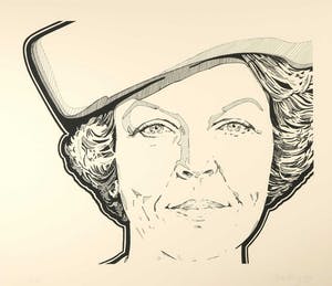 Marte Roling - Zeefdruk, Beatrix - Ingelijst (Groot) kopen? Bied vanaf 50!