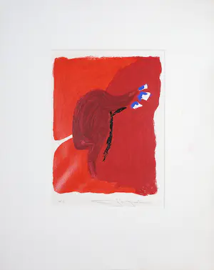 Gerard Bijnens - Zeefdruk, Abstracte compositie kopen? Bied vanaf 1!