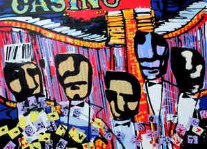 Herman Brood - zeefdruk: Casino verkocht voor € 375!