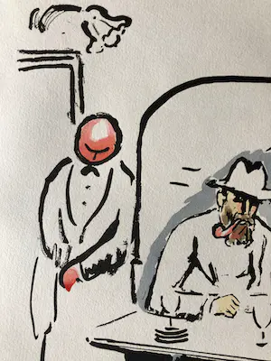 Kees van Dongen - In het cafe - 1925 kopen? Bied vanaf 250!