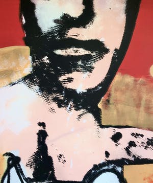 Herman Brood - Man met hond - Originele Handgesigneerde Zeefdruk kopen? Bied vanaf 1!