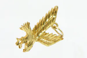 Sierlijke 14 karaats geel-gouden hanger "Adelaar met gespreide vleugels" kopen? Bied vanaf 45!
