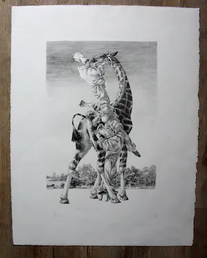 Peter Vos - litho: gevoel - 1975 kopen? Bied vanaf 175!