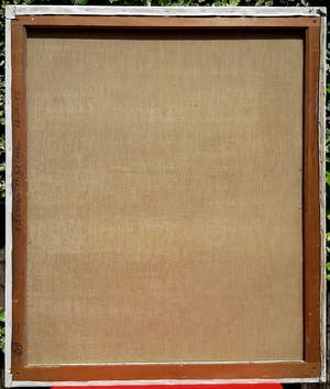 Adine Engelman - Abstracte compositie, olieverf op doek (groot!) kopen? Bied vanaf 750!