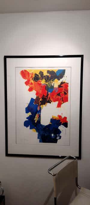 Arty Grimm - Prachtig groot werk ( unicaat ) verkocht voor € 100!