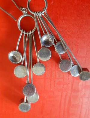 Curiosa - Zilveren hanger en oorbellen met parelmoer kopen? Bied vanaf 1!