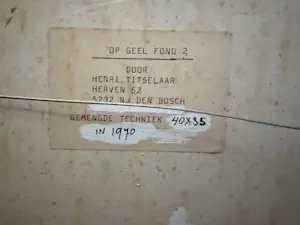 Henri Titselaar - Op geel fond 2 kopen? Bied vanaf 40!