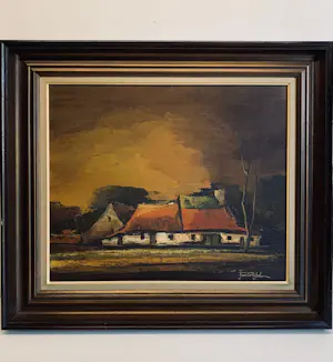 Tuur De Rijbel - Sfeervol landelijk tafereel kopen? Bied vanaf 50!