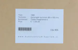 Tjibbe Hooghiemstra - Uniek werk op papier / Krijttekening, Zonder titel - Ingelijst kopen? Bied vanaf 450!
