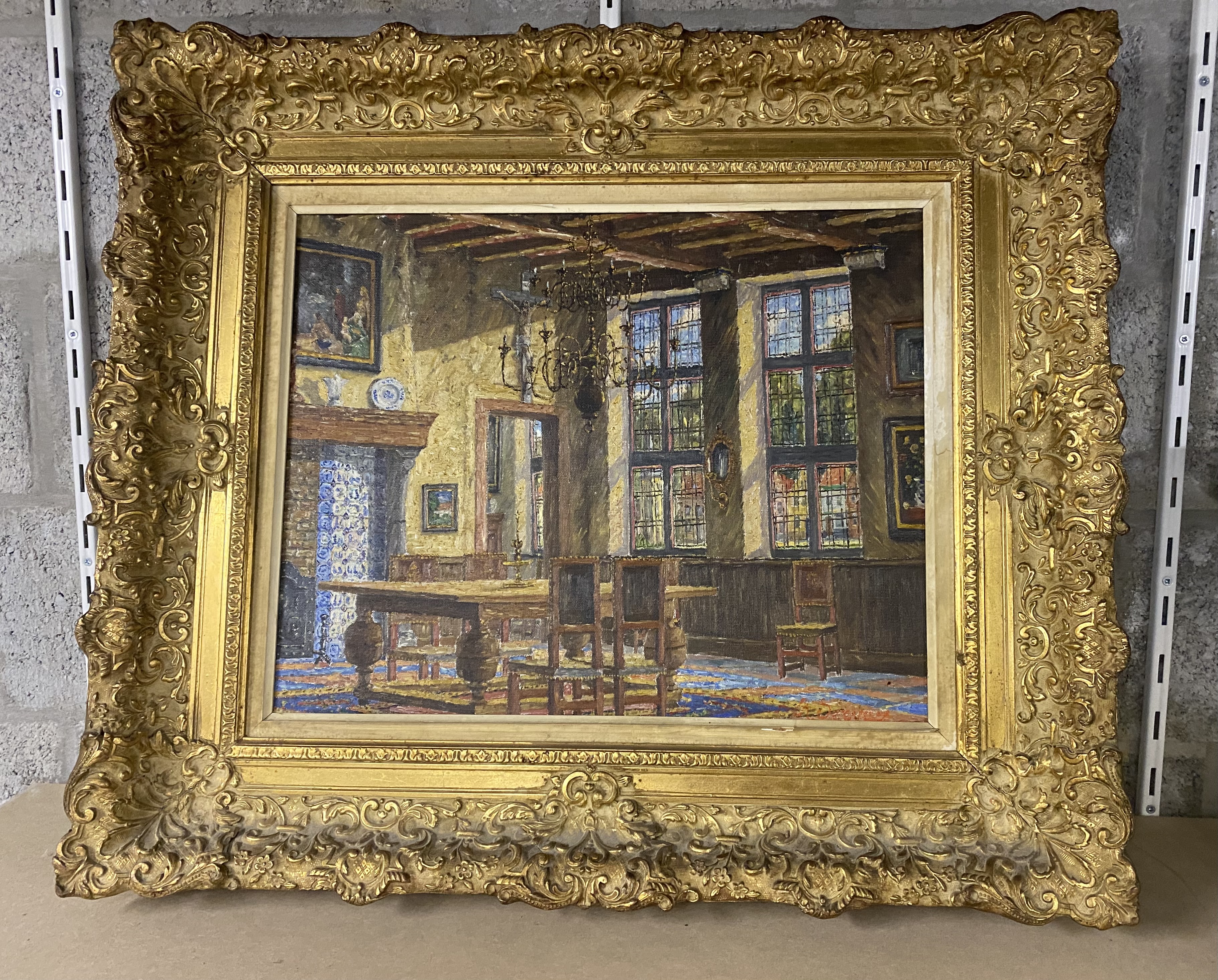 AcheterRene Servaes - Interieur met hoge plafonds? Enchérissez de 120!