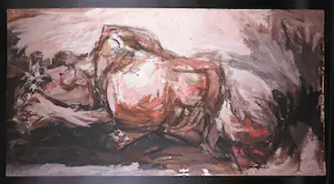 Aart Roos - Olieverf op board, Abstracte compositie (Zeer Groot) kopen? Bied vanaf 1!