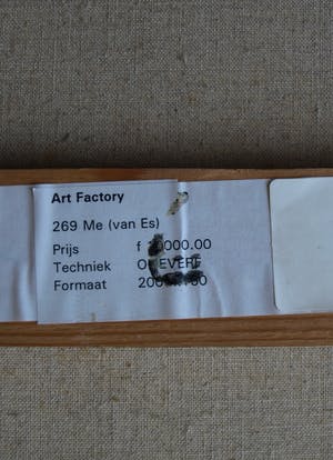 Hannes van Es - Zeer groot ingelijst schilderij (160 x 200 cm), “Me” (All that Space…) – 1987 kopen? Bied vanaf 1!