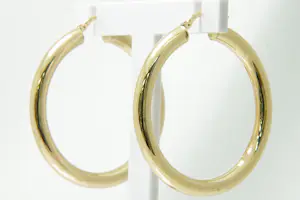 47 - 14 karaats geelgouden holle oorringen kaufen? Bieten Sie von 230!