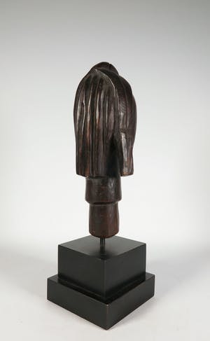 Fang - Hout en koper/messing, Hoofd kopen? Bied vanaf 1!