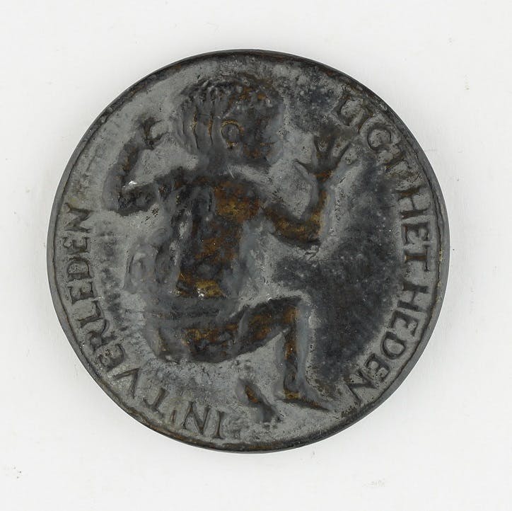 Jet Schepp - Bronzen penning Geboortepenning verkocht voor € 50!