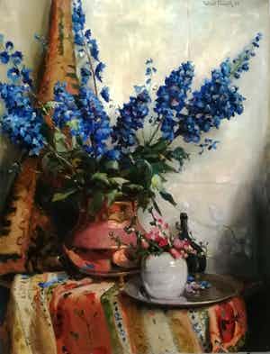 Willy Fleur - Ridderspoor verkocht voor € 225!