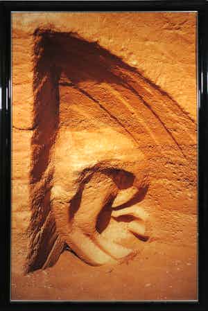 Paul Huf - Foto, Abu Simbel - Ingelijst (Zeer groot) verkocht voor € 250!