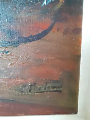 Kees Terlouw - vaas met rozen kopen? Bied vanaf 350!