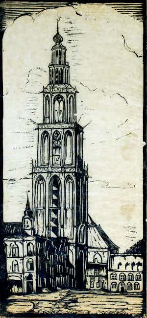 Jac. de Beer - Martinitoren Groningen verkocht voor € 40!