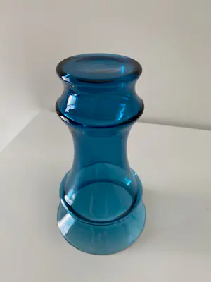 Jan van der Vaart - Zeldzaam mooie blauwe vaas 1990's Royal leerdam kopen? Bied vanaf 79!