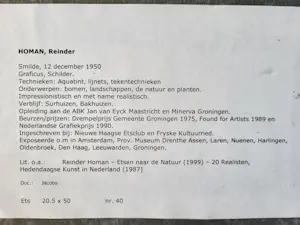 AcheterReinder Homan - Etsen naar de natuur No.40.? Enchérissez de 75!