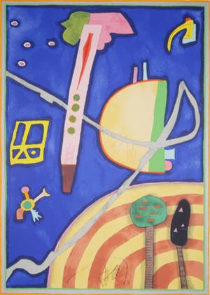 Martin Bradley - Zeefdruk, Blue Moon kopen? Bied vanaf 35!