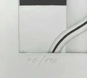 Gerd van Dulmen - Surrealistische voorstelling met meelwormen, aquatint ets kopen? Bied vanaf 45!