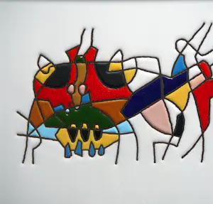 Cesar Manrique - Spanish bulls -tegeltableau- kopen? Bied vanaf 75!