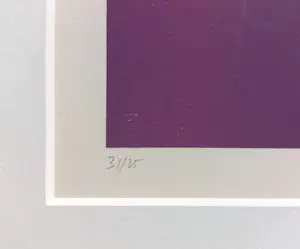 Alexander Liberman - Geometrisch abstract, litho (mooi ingelijst) kopen? Bied vanaf 350!