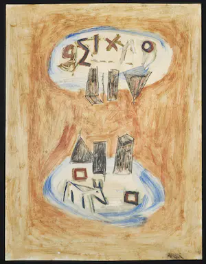 Horacio Sapere - Gemengde techniek op papier, Zonder titel / Sin titolo kopen? Bied vanaf 50!